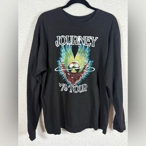 Journey '79 Tour Black Long Sleeve Tee. Remember the memories made. 🧡 size large